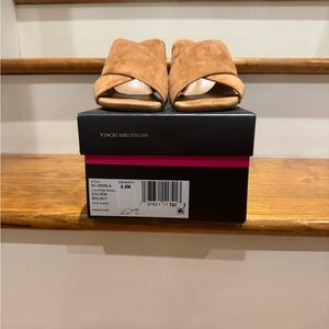 Vince Camuto Women's Walnut Mules